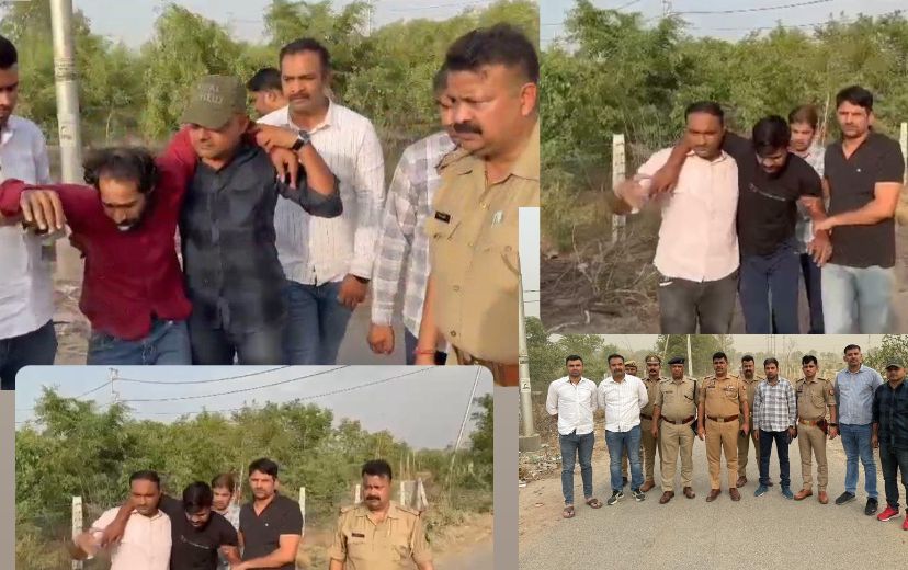 ग्रेटर नोएडा में दो बदमाशों के साथ पुलिस की मुठभेड़, दोनों घायल; बाइक पर सवार होकर करते थे लूट