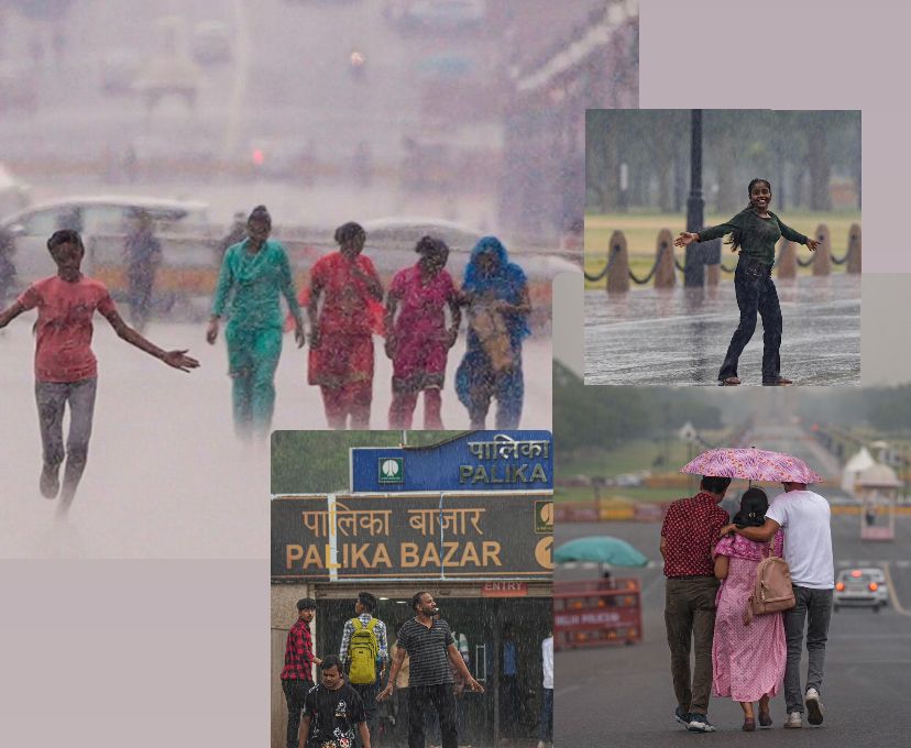 कई दिनों से भीषण गर्मी की मार झेल रही NCR , नोएडा में झमाझम बारिश से मौसम सुहाना हुआ.