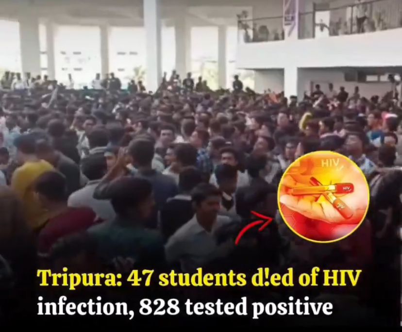 Tripura HIV Case : त्रिपुरा में एड्स का कहर , 828 छात्र HIV पॉजिटिव, 47 की मौत ,पूरी ख़बर पढ़े जानकारी सहित