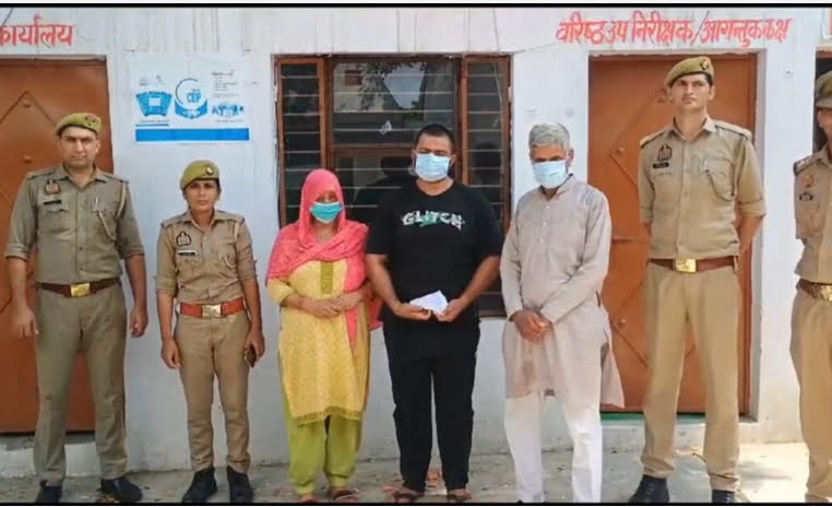 जगनपुर गाँव में दहेज हत्या के मामले में तीन गिरफ्तार, पुलिस ने बरामद की पिस्टल