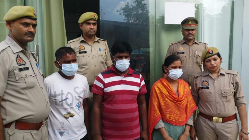 नोएडा में पत्नी और प्रेमी ने मिलकर पति की हत्या की, तीन गिरफ्तार