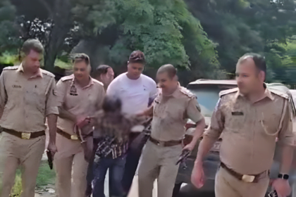 पुलिस और वेयर हाउस में चोरी करने वाले बदमाशों के बीच हुई मुठभेड़ में 1 बदमाश के पैर में लगी गोली