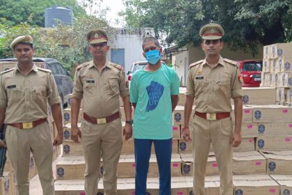 नोएडा में एक करोड़ की अवैध शराब जब्त, तस्कर गिरफ्तार
