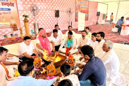 ग्रेटर नोएडा में विजय महोत्सव 2024 का भूमि पूजन समारोह