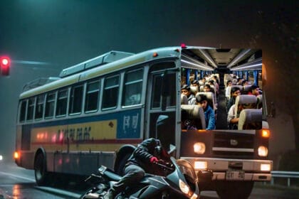 ग्रेटर नोएडा के kCC कॉलेज कीं छात्रों से भरी बस पर हुई ताबड़तोड़ फायरिंग: रिटायर्ड फौजी की दहशत