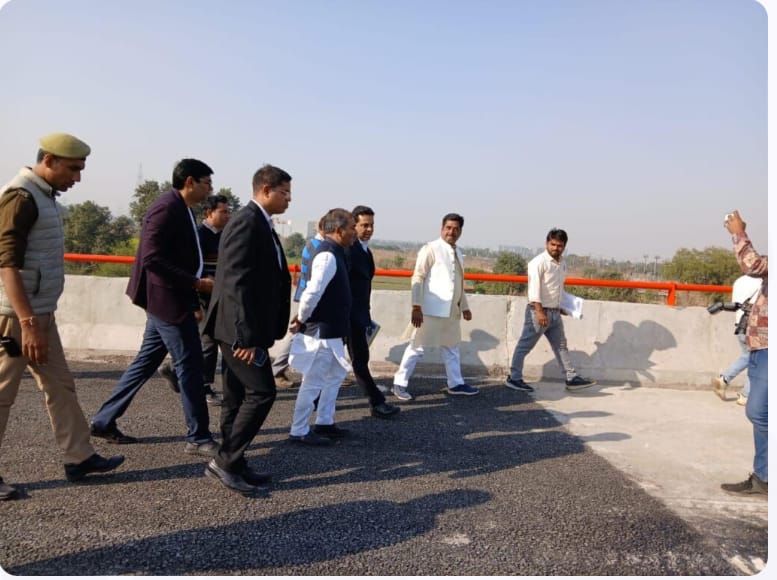 नोएडा भंगेल एलिवेटेड मार्ग: 94% काम पूरा, मार्च तक होगा चालू , निर्माण अंतिम चरण में !