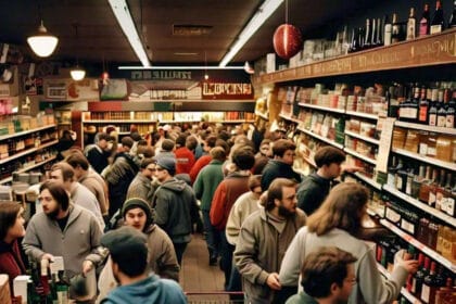 Pic Credit- Ai अंग्रेजी से देशी तक, नए साल पर शराब का रिकॉर्ड तोड़ कारोबार: 9 करोड़ की बिक्री