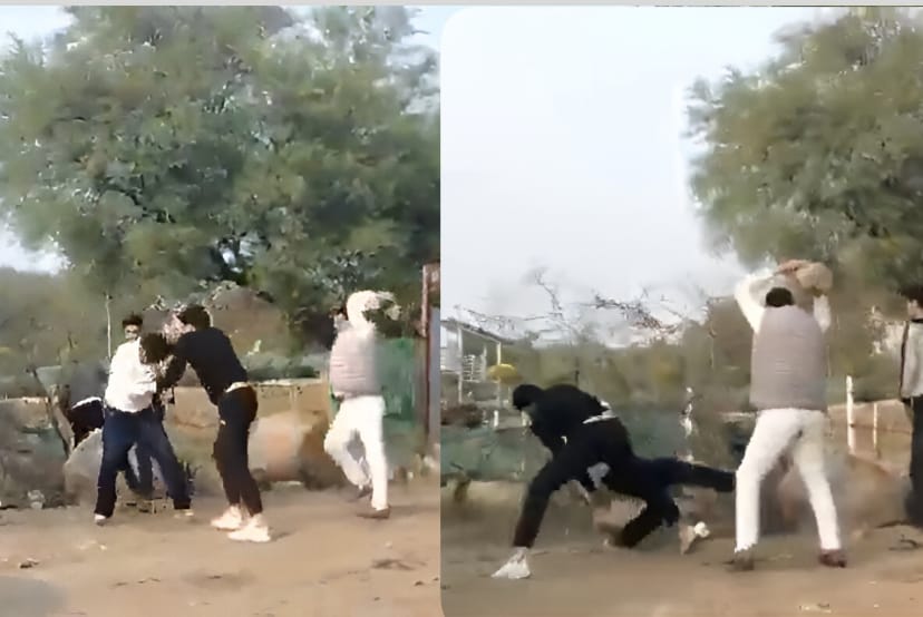 नोएडा में जमीनी विवाद ने लिया हिंसक रूप: दो परिवारों में जमकर पत्थरबाजी, वीडियो वायरल