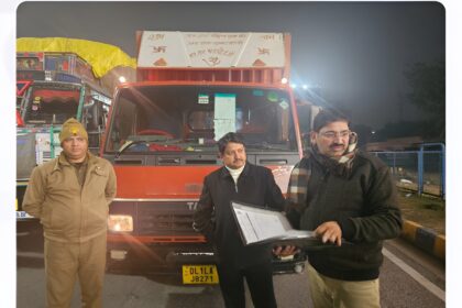 ओवरलोड वाहनों पर परिवहन विभाग की सख्त कार्रवाई: 845 लाख से अधिक का जुर्माना वसूला गया