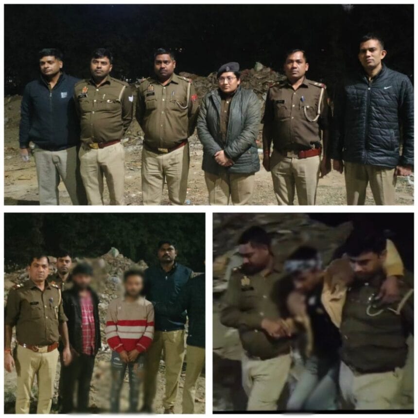 थाना बिसरख में चोर गिरोह का पर्दाफाश: पुलिस और बदमाशों के बीच मुठभेड़, एक घायल, दो गिरफ्तार, भारी मात्रा में चोरी का सामान बरामद