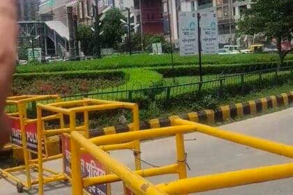 ग्रेटर नोएडा वेस्ट में एक मूर्ति गोलचक्कर आंशिक रूप से एक साइड बंद, चौथा यू-टर्न शुरू , यातायात में बदलाव, गोलचक्कर पर असर