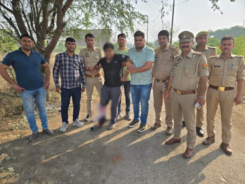 ग्रेटर नोएडा वेस्ट में पुलिस मुठभेड़: जानलेवा हमला करने वाला बदमाश सोनू गोली लगने से घायल