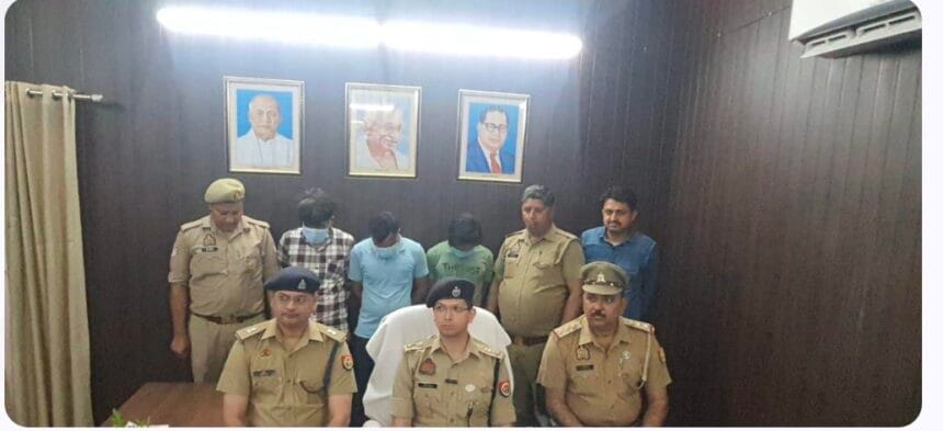 बॉडी मसाज के नाम पर ब्लैकमेल कर उगाही करने वाले गिरोह का पर्दाफाश, तीन गिरफ्तार