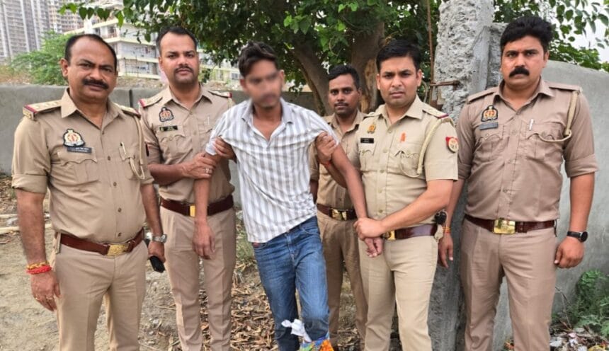 ₹25 हजार का इनामी बदमाश आमिर उर्फ चिप्पड़ पुलिस मुठभेड़ में घायल, अवैध हथियार और चोरी की बाइक बरामद