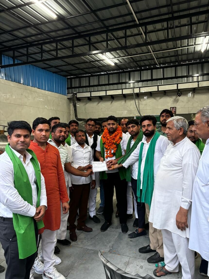 ग्रेटर नोएडा: पाली में भारतीय किसान यूनियन मंच की किसान पंचायत, प्राधिकरण पर बरसे नेता, इन्द्र प्रधान बने राष्ट्रीय वरिष्ठ उपाध्यक्ष