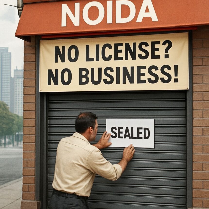 नोएडा प्रशासन का सख्त निर्देश:  31 मई तक बिना लाइसेंस या रजिस्ट्रेशन के दुकान या रेस्टोरेंट चलाने पर होगी सख्त कार्रवाई