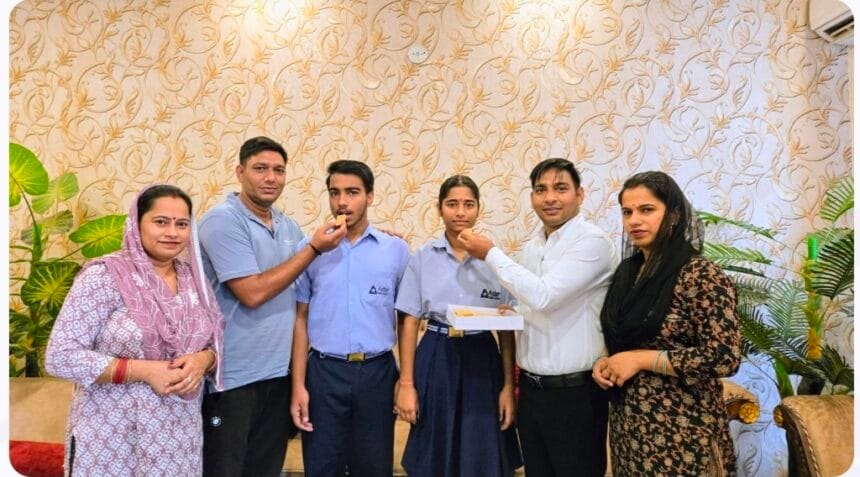 बादलपुर की बेटी अदिति नागर ने CBSE 10वीं में लहराया परचम, हासिल किए 98.6% अंक