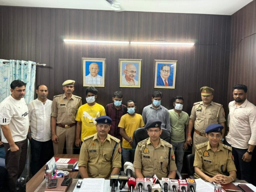 नोएडा में नशे के नेटवर्क पर पुलिस का वज्र प्रहार: 50 लाख का गांजा जब्त, हाईटेक तस्कर गिरोह के 5 सदस्य सलाखों के पीछे