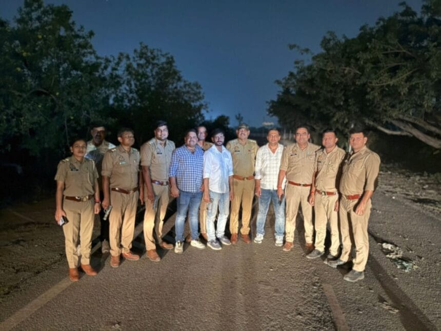 गौतम बुध नगर में पुलिस मुठभेड़: ₹25,000 का इनामी बदमाश घायल, गिरफ्तार