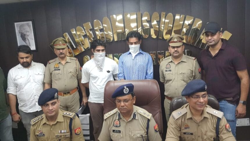 नोएडा सेक्टर-12 हत्याकांड: मुठभेड़ के बाद मास्टरमाइंड समेत चार गिरफ्तार, विदेशी मुद्रा और लाखों की नकदी बरामद