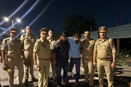 नोएडा में पुलिस मुठभेड़: मोबाइल स्नैचर गिरफ्तार, 5 फोन और चोरी की बाइक बरामद