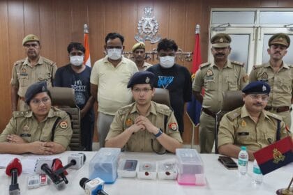 ग्रेटर नोएडा में ‘नोट बदलो, पैसा बढ़ाओ’ ठगी का खुलासा: तीन गिरफ्तार, लग्जरी कारें और 4.83 लाख बरामद