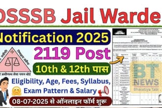 DSSSB Vacancy 2025: दिल्ली में 2119 पदों पर भर्ती शुरू, जेल वार्डर से लेकर PGT टीचर तक बंपर मौका | आज से आवेदन शुरू