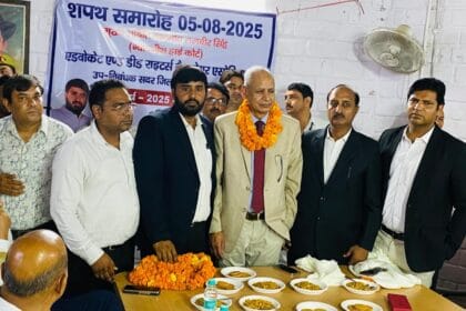 ग्रेटर नोएडा: एडवोकेट एंड डीड राइटर बार एसोसिएशन का शपथ ग्रहण समारोह संपन्न, कुलदीप भाटी अध्यक्ष और दिनेश शर्मा सचिव बने