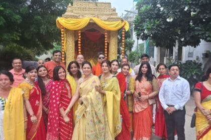 पैरामाउंट गोल्फ फॉरेस्ट में गूंजे गणपति के जयकारे, पांच दिवसीय गणेश महोत्सव का भक्तिमय आगाज