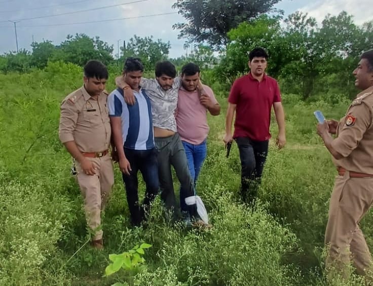 ग्रेटर नोएडा: दहेज हत्या का आरोपी पति विपिन भाटी पुलिस मुठभेड़ में घायल, पिस्टल छीनकर भागने का किया था प्रयास