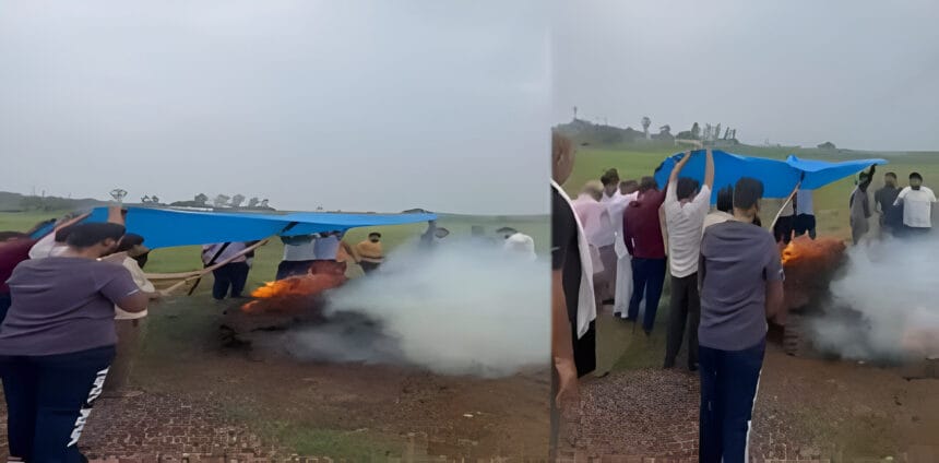 भारतीय टॉक न्यूज़ की खबर का बड़ा असर: तिरपाल के नीचे अंतिम संस्कार की बदहाली पर जागी सरकार, विधायक ने दिए 26 लाख