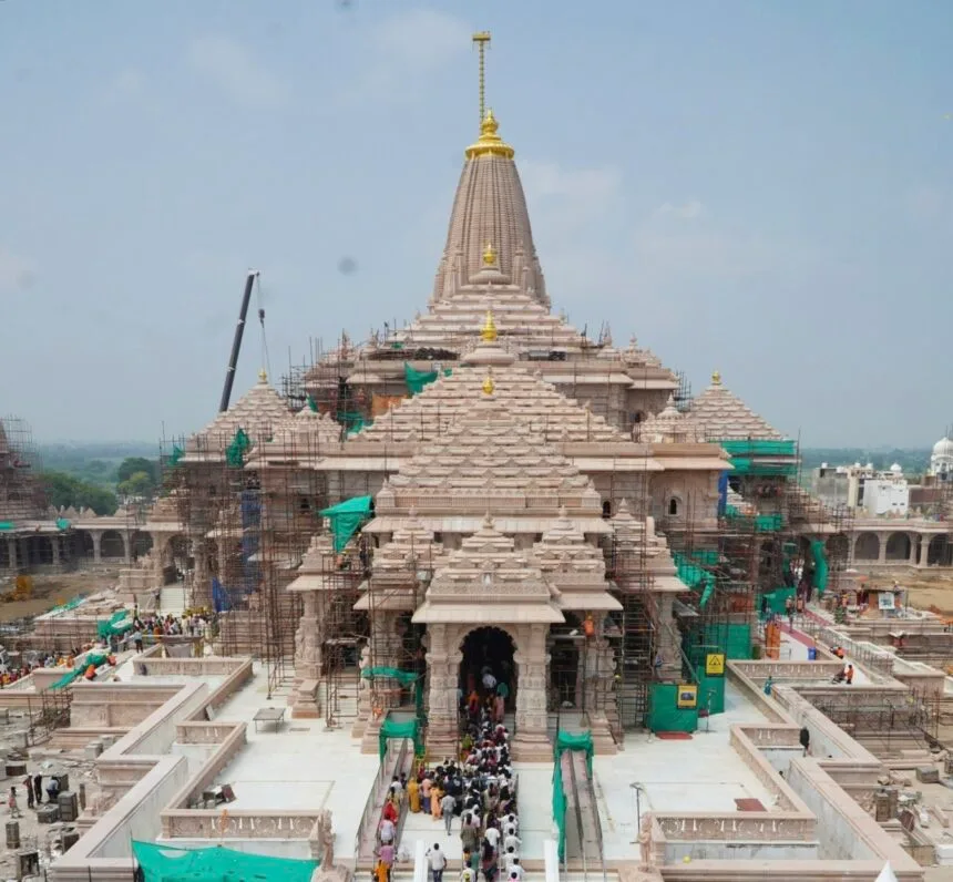 अयोध्या राम मंदिर: मुख्य मंदिर, परकोटा और सप्त मंडप का निर्माण पूर्ण, दर्शनार्थियों के लिए सुविधाएं तैयार