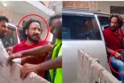 नोएडा में फॉर्च्यूनर सवार की गुंडागर्दी: कूड़ेदान टच होने पर सफाईकर्मी को पीटा, तानी पिस्टल, वीडियो वायरल