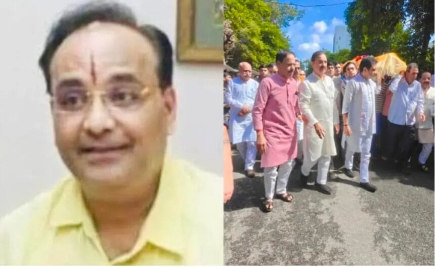 डेंगू ने ली नोएडा प्राधिकरण के DGM आशीष भाटी की जान, बीजेपी नेता पिता को सांत्वना देने पहुंचे सांसद और विधायक।