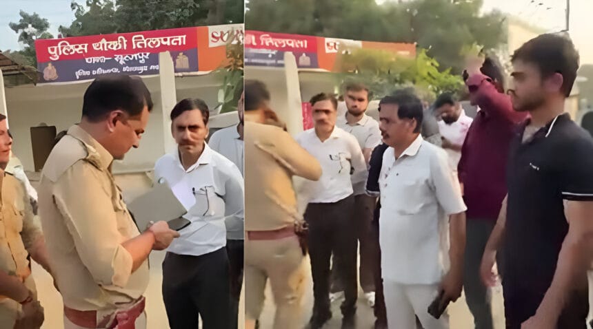 ग्रेटर नोएडा: ट्रैफिक पुलिसकर्मी का हाथ लगने से ट्रांसपोर्टर की नाक से निकला खून, अभद्रता का आरोप, ACP को जांच के आदेश