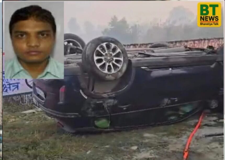 Greater Noida: Highway से गिरकर कार पलटी, दिल्ली के डॉक्टर की दुखद मौत