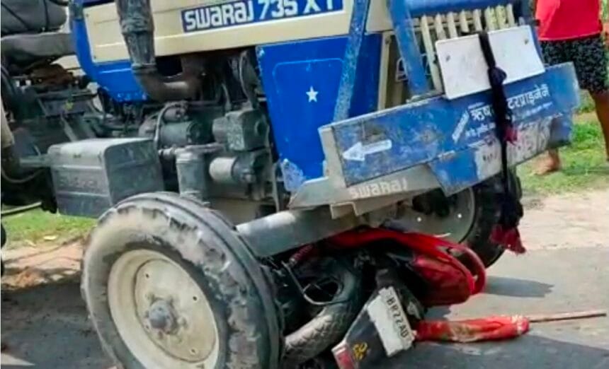 दादरी: प्यावली ताजपुर में ट्रैक्टर की टक्कर से बाइक सवार की दर्दनाक मौत; उपचार के दौरान तोड़ा दम 