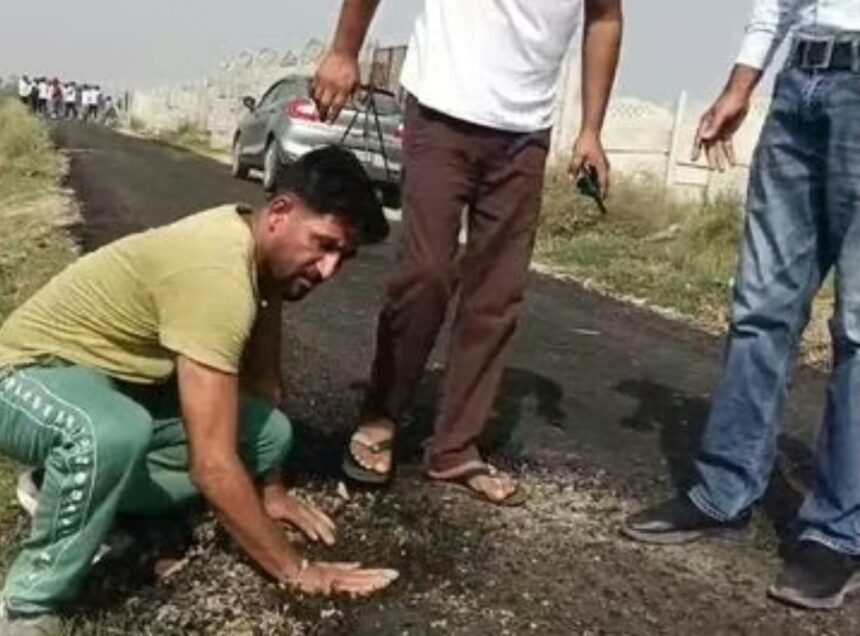 ग्रेटर नोएडा: दो दिन में ही उखड़ने लगी लाखों की सड़क, ग्रामीणों ने महावड़–कल्दा–दुजाना सड़क की वीडियो वायरल कर खोली 'भ्रष्टाचार' की पोल