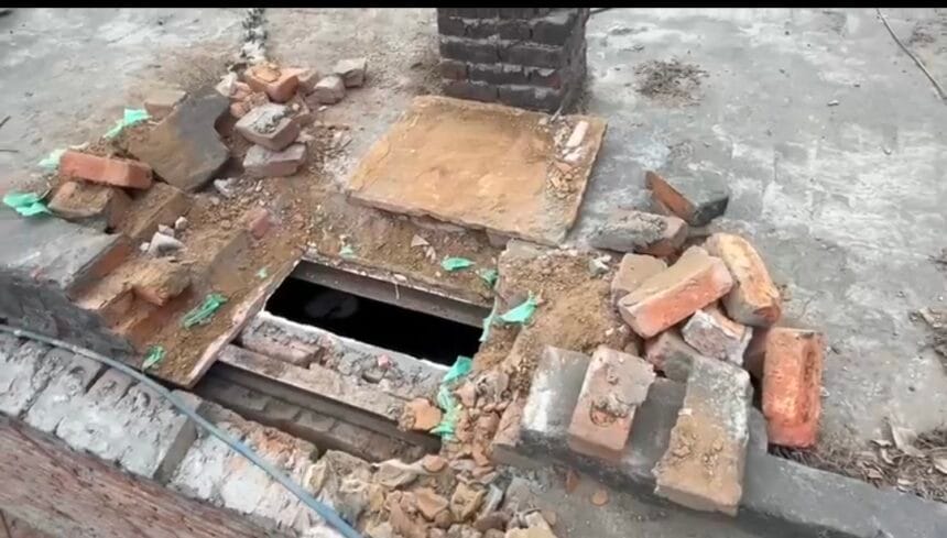 ग्रेटर नोएडा: गुलिस्तानपुर में फिल्मी अंदाज में चोरी, दुकान की छत काटकर मोबाइल और नकदी ले उड़े बदमाश