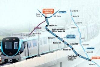 नोएडा मेट्रो विस्तार: एक्वा लाइन विस्तार को केंद्र की हरी झंडी, बॉटनिकल गार्डन से सेक्टर-142 तक दौड़ेगी मेट्रो