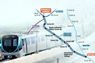 नोएडा मेट्रो विस्तार: एक्वा लाइन विस्तार को केंद्र की हरी झंडी, बॉटनिकल गार्डन से सेक्टर-142 तक दौड़ेगी मेट्रो