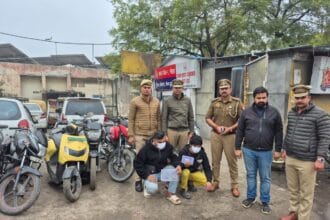 नोएडा पुलिस ने 'रॉबर्ट गैंग' को दबोचा, चोरी की 12 मोटरसाइकिल बरामद, दिल्ली-एनसीआर में थे सक्रिय