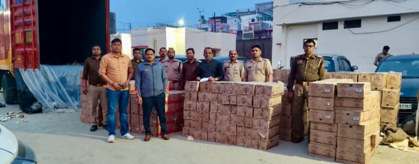 Greater Noida: दादरी पुलिस की बड़ी कार्रवाई, 45 लाख की अवैध शराब से भरा ट्रक पकड़ा, पंजाब से हो रही थी तस्करी