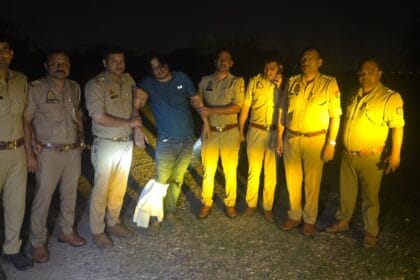 ग्रेटर नोएडा साकीपुर हत्याकांड: साजन भाटी का दूसरा हत्यारा चढ़ा पुलिस के हत्थे, भागने की कोशिश में पैर में लगी गोली!
