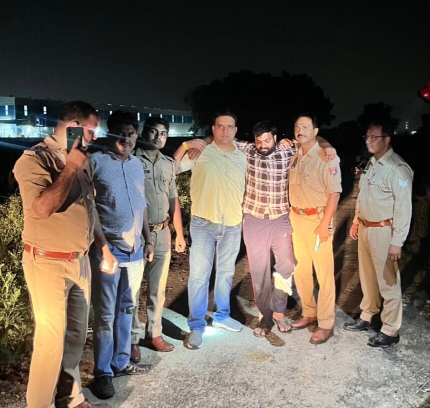 ग्रेटर नोएडा: दादरी में पुलिस मुठभेड़, लिफ्ट देकर लूटने वाला ₹25 हजार का इनामी बदमाश पैर में गोली लगने से घायल