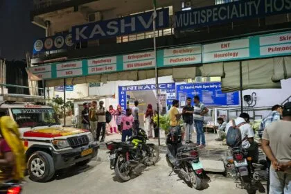 ग्रेटर नोएडा में बड़ा हादसा: गोल्फ होम्स सोसाइटी की 14वीं मंजिल से गिरकर दो मजदूरों की मौत; सुरक्षा में लापरवाही पर ठेकेदार हिरासत में