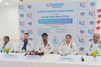 वर्ल्ड हार्ट डे पर कैलाश अस्पताल ग्रेटर नोएडा में राउंड टेबल मीट, 14 अक्टूबर को लगेगा फ्री कार्डियक कैंप