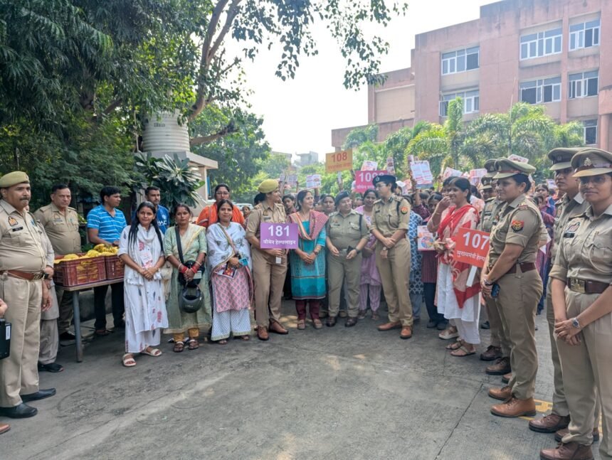 गौतमबुद्धनगर में 'मिशन शक्ति 6.0' का धमाकेदार आगाज: पुलिस कमिश्नर लक्ष्मी सिंह के निर्देशन में निकली भव्य महिला सशक्तिकरण रैली, 500 बालिकाओं ने लिया हिस्सा
